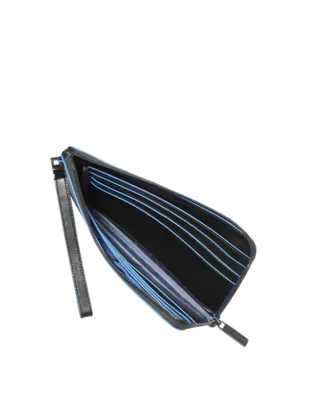 Pochette uomo Piquadro Blue Square, nera