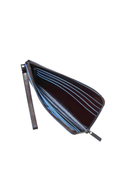 Pochette uomo Piquadro Blue Square, mogano