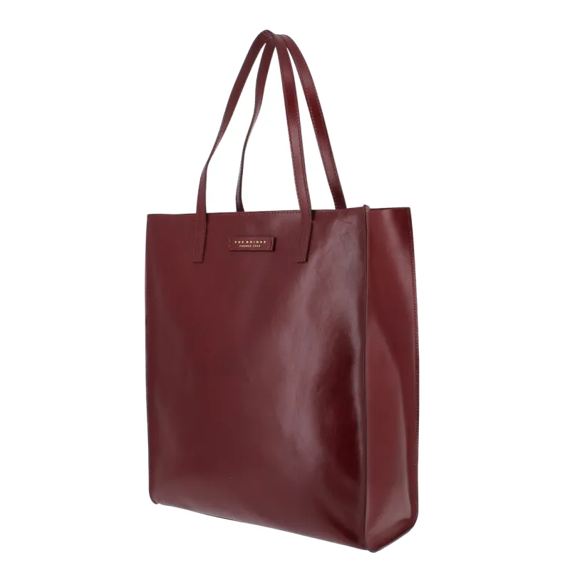 The Bridge Mirra shopping bag with zip fastener, ribes 2