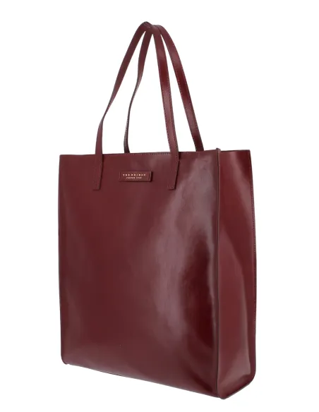 Shopping verticale con chiusura con zip The Bridge Mirra, ribes