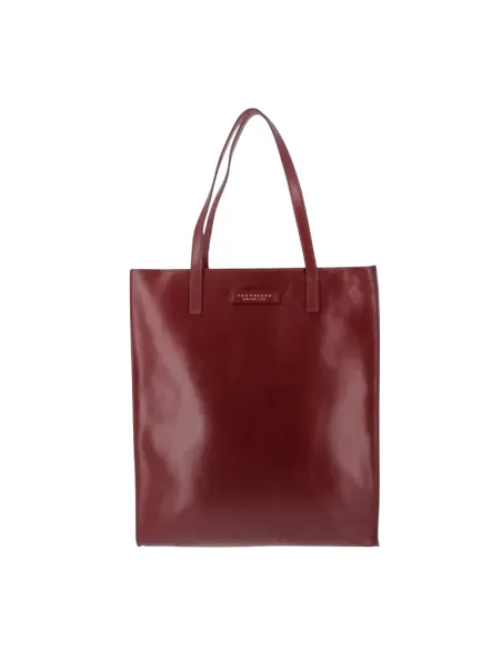 The Bridge Mirra shopping bag with zip fastener, ribes