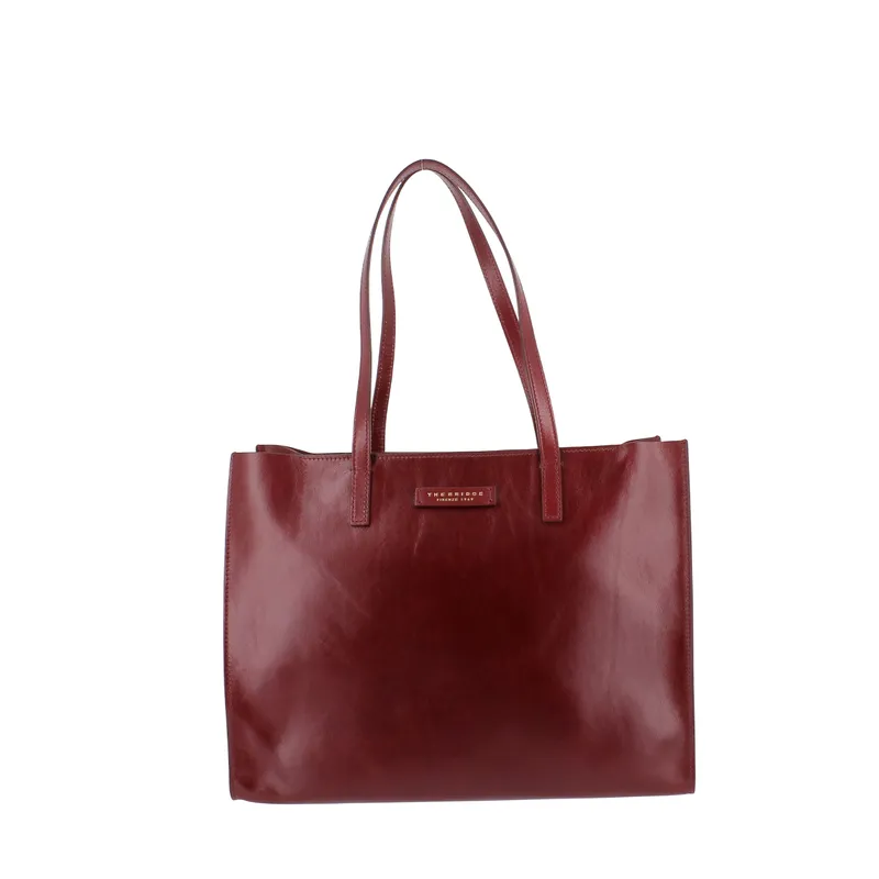 The Bridge Mirra horizontal shopping bag with zip...