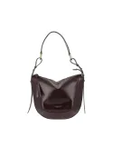 The Bridge Fedora women's shoulder bag, bordeaux