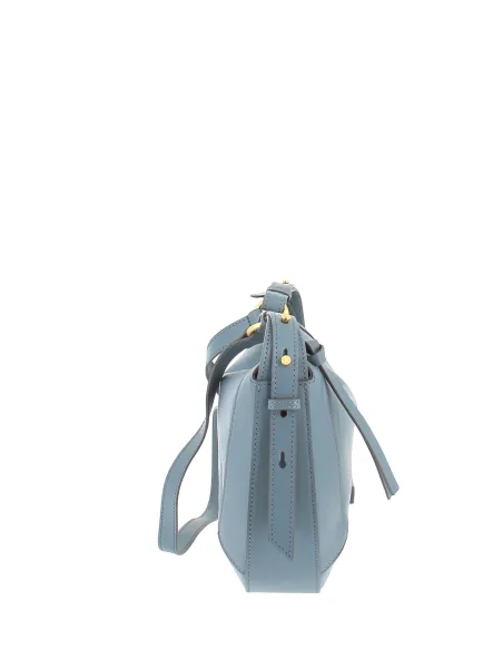 The Bridge Fedora medium shoulder bag, light blue