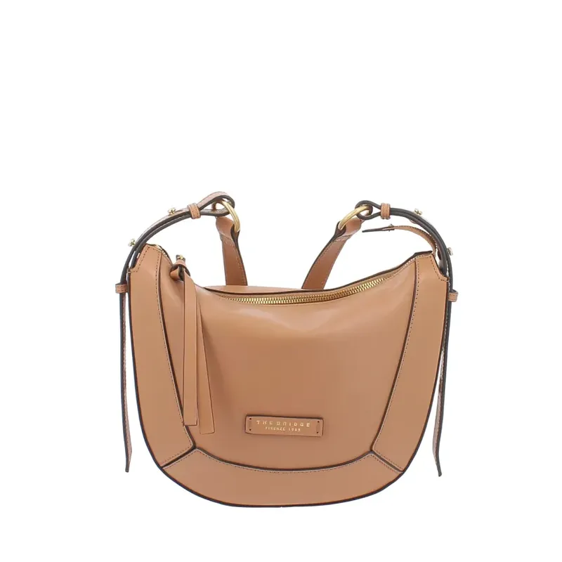 The Bridge Fedora medium shoulder bag, Marzipan