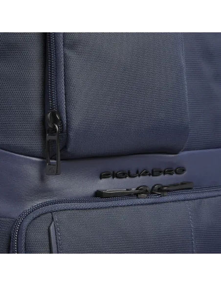 Piquadro Wollem Ryanair-sized travel backpack with laptop compartment 14, blue