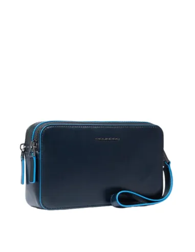 Handgelenktasche mit Fronttasche B2 Blau