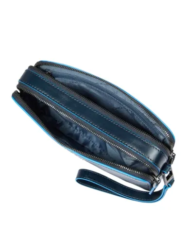 Handgelenktasche mit Fronttasche B2 Blau