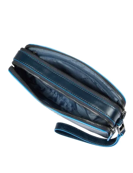 Handgelenktasche mit Fronttasche B2 Blau