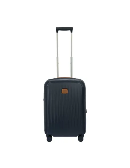 Bric's Taormina Lightweight Cabin Trolley with USB Port and TSA Lock, blue