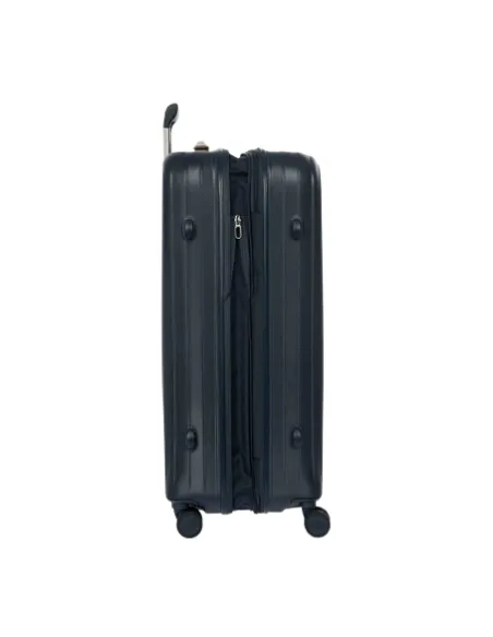 Trolley Grande ultraleggero Bric's Taormina con Espansione, TSA e Porta USB, blu