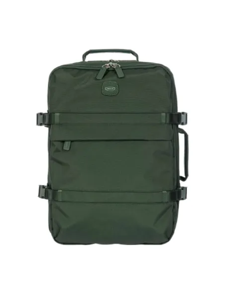 Brics Positano Soft Rucksack für Flugreisen aus recyceltem Gewebe, Emerald green