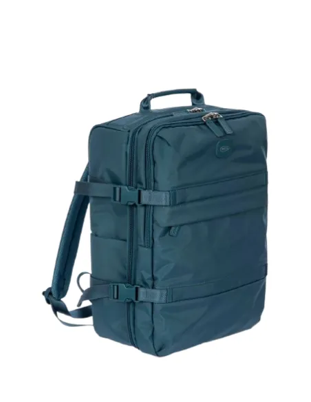 Brics Positano Soft Underseat Travel Backpack in Recycled Fabric, Ottanium