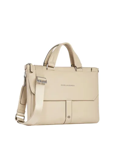 Piquadro Than 14 expandable laptop...