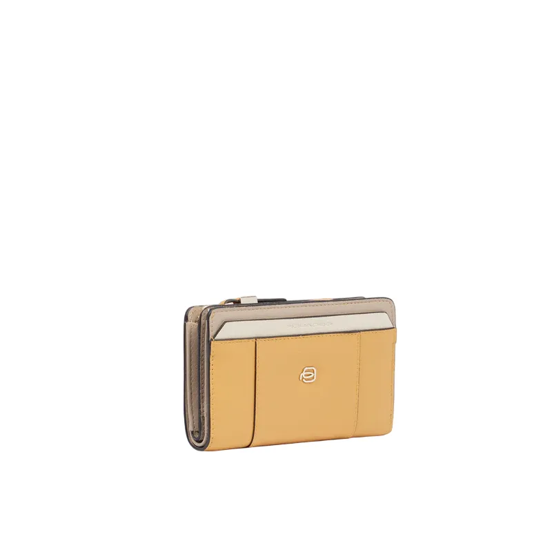 Piquadro Circle women's medium leather zipped wallet,... 2