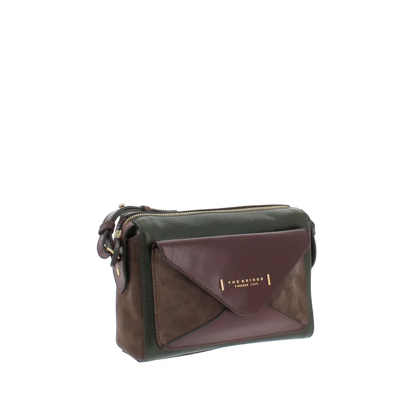 The Bridge Fedora Wow cross-body bag, bordeaux mix 2