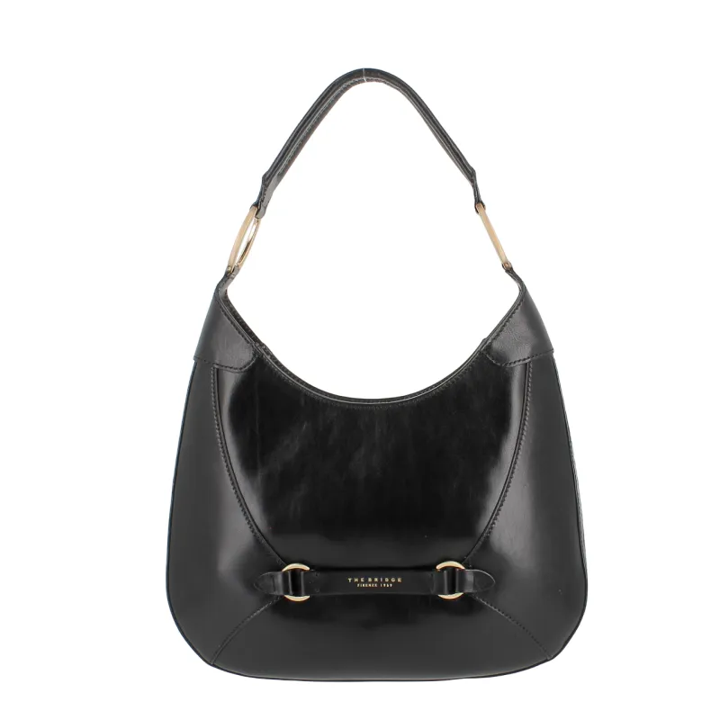 The Bridge Isabella medium shoulder bag, black