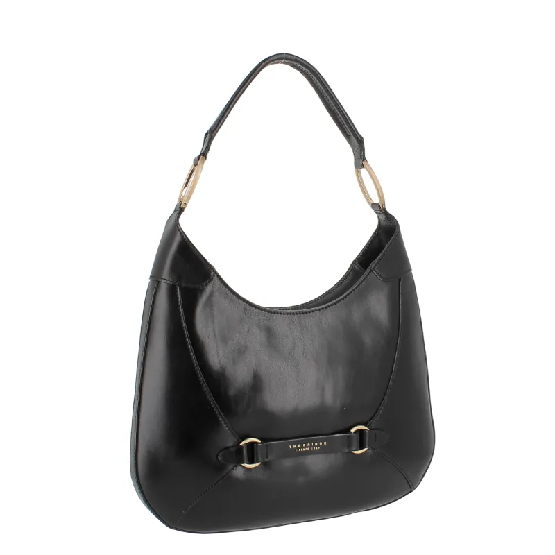 Schultertasche The Bridge Isabella, schwarz 2