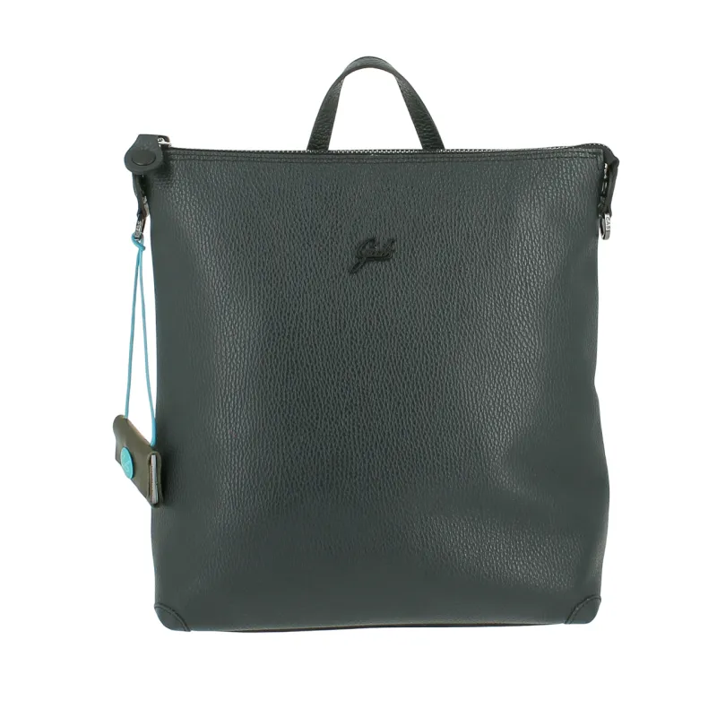 Zaino in pelle donna Gabs Lola, verde scuro