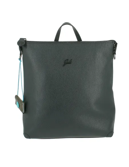 Gabs Lola women's leather backpack, dark green