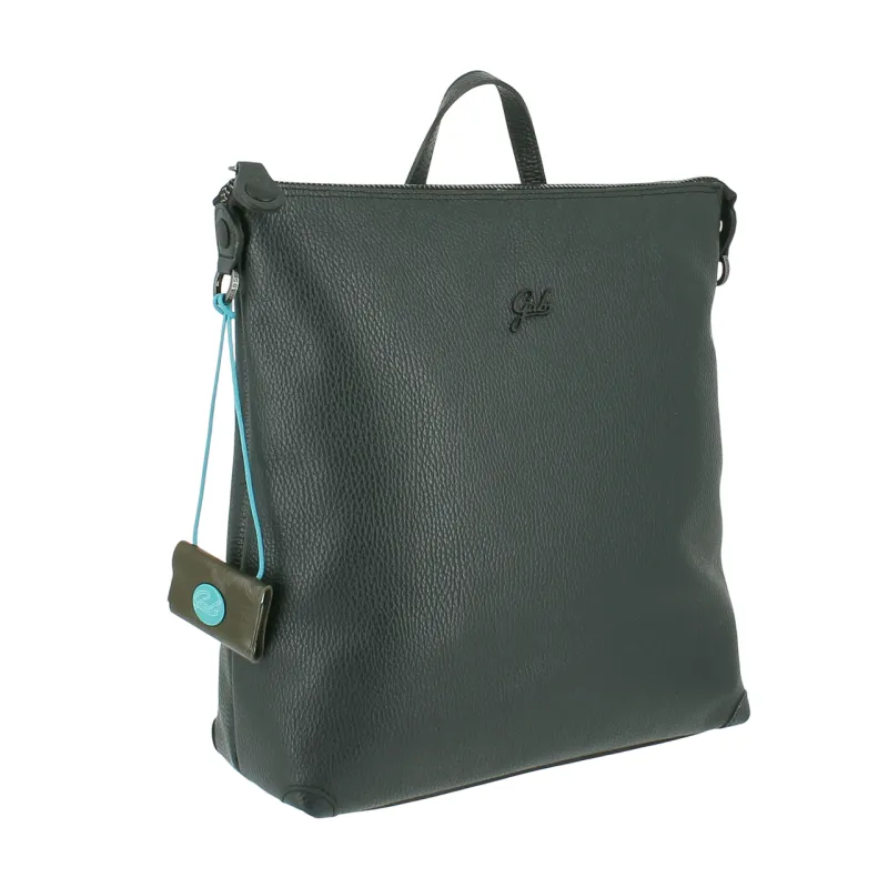 Zaino in pelle donna Gabs Lola, verde scuro 2