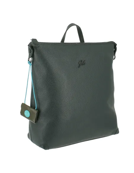 Zaino in pelle donna Gabs Lola, verde scuro