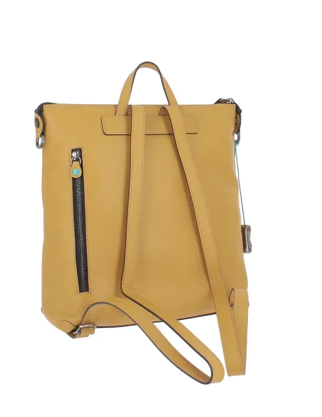 Gabs Lola women's leather backpack, barley