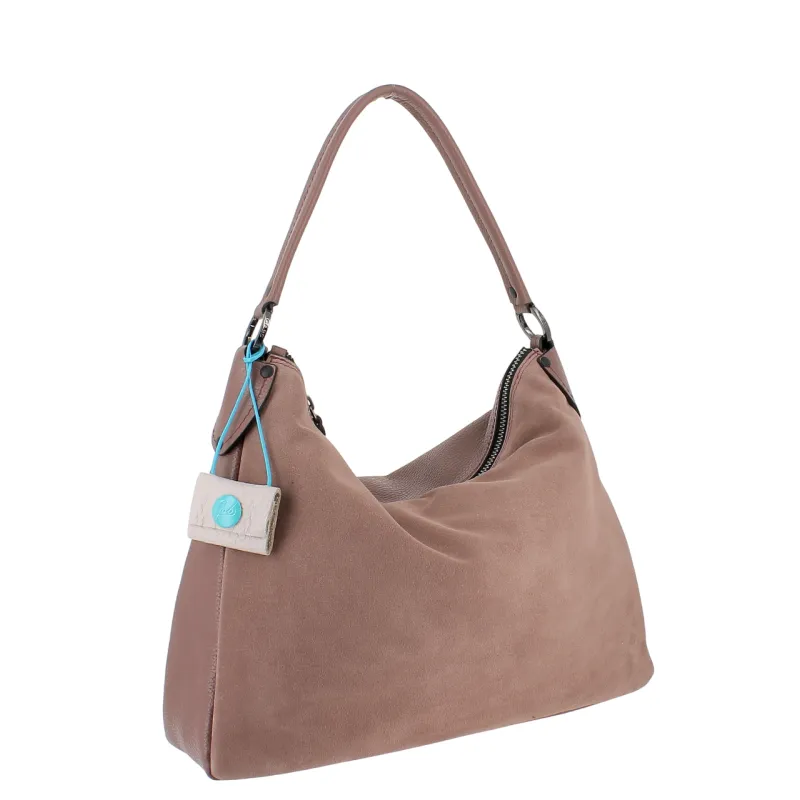 Borsa donna Gabs Calipso TG L in camoscio e pelle, balsamico 2