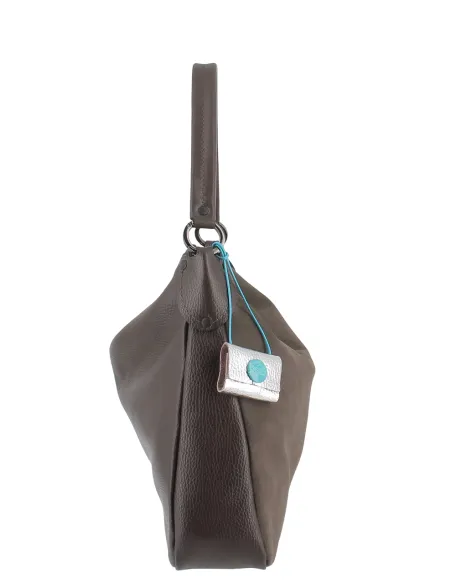 Gabs Calipso TG L women's bag in suede and leather, brown