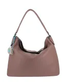 Gabs Calipso TG L leather shoulder bag, nude
