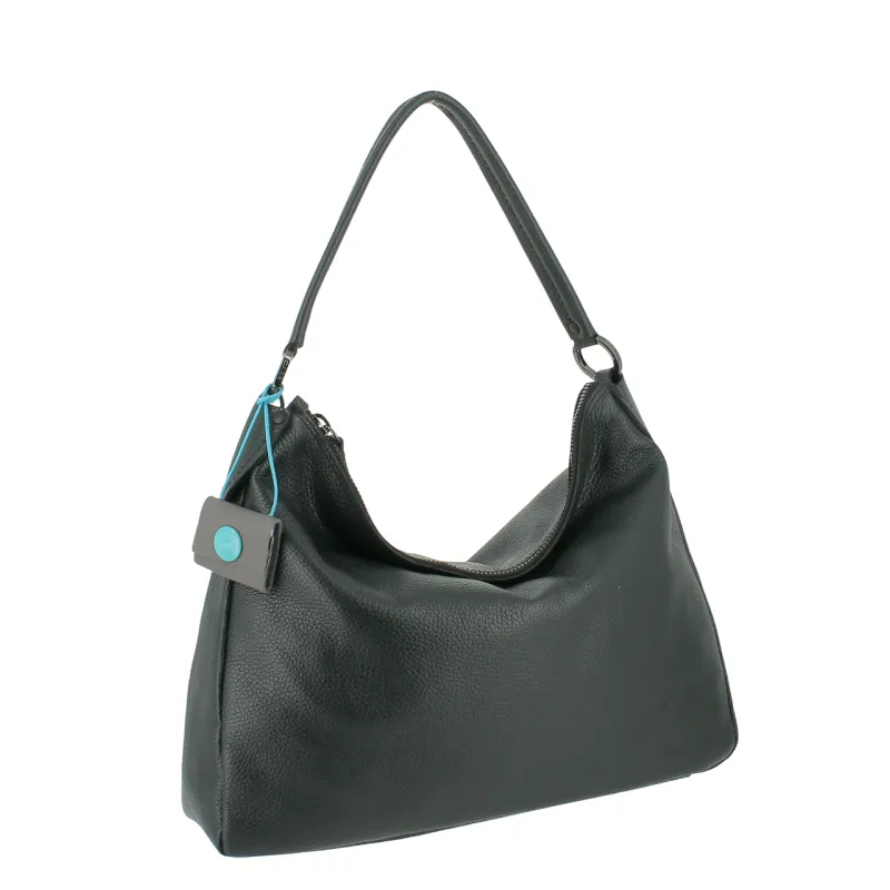 Gabs Calipso TG L leather shoulder bag, forest green 2