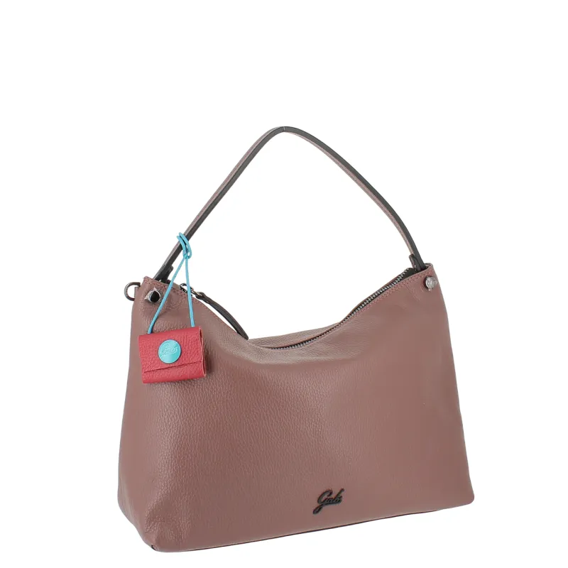 Gabs Fiona TG L Leather Shoulder Bag, meat-coloured 2
