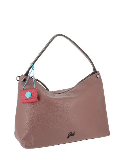 Gabs Fiona TG L Leather Shoulder Bag, meat-coloured