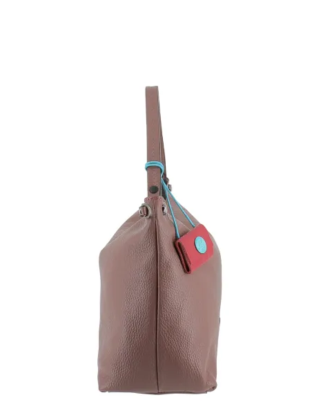 Gabs Fiona TG L Leather Shoulder Bag, meat-coloured