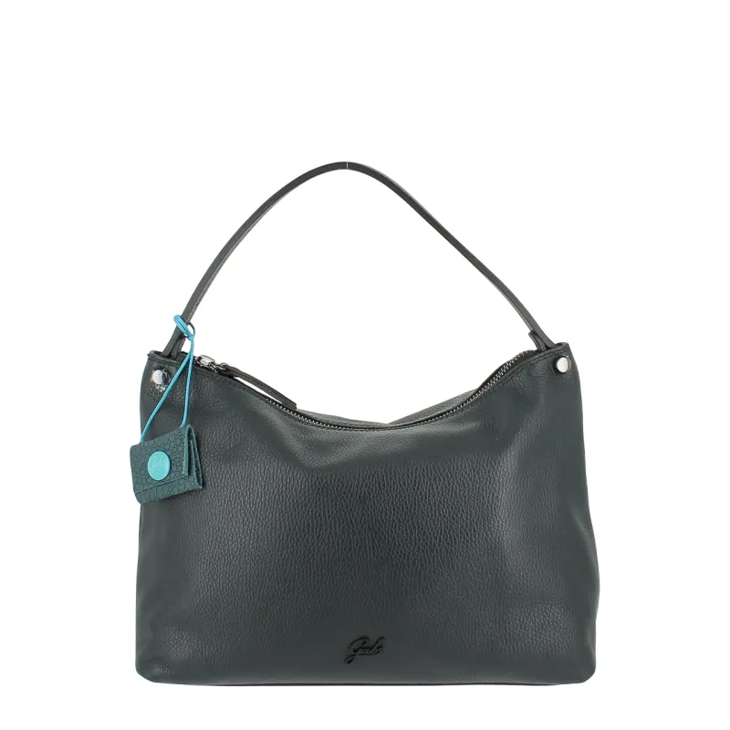 Gabs Fiona TG L Damen Schultertasche Weiches Leder, waldgrün