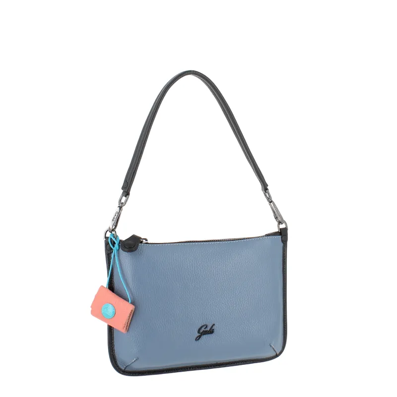 Gabs Porzia TG S Small Leather Shoulder Bag, blue paper 2