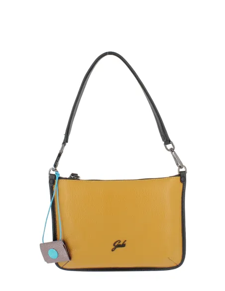 Gabs Porzia TG S Small Leather Shoulder Bag, barley