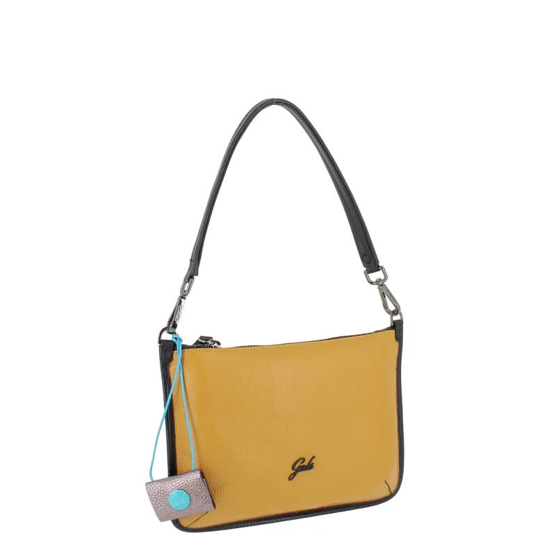 Gabs Porzia TG S Small Leather Shoulder Bag, barley 2