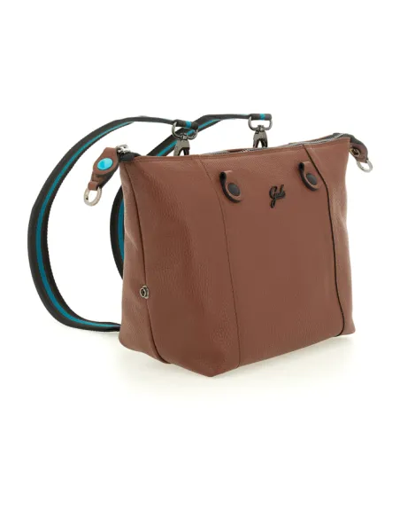 Gabs G3 Plus transformable women's bag medium size, Leather Brown