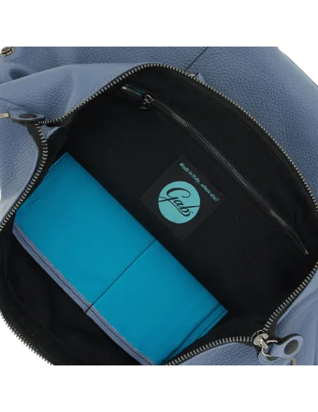 Borsa Gabs G3 Plus Taglia L in pelle, ardesia