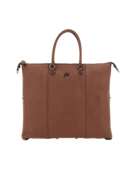 Borsa Gabs G3 Plus Taglia L in pelle, cuoio scuro