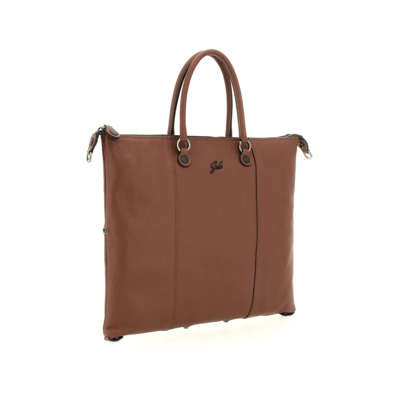 Borsa Gabs G3 Plus Taglia L in pelle, cuoio scuro 2