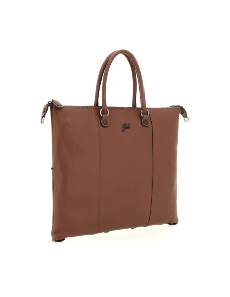Borsa Gabs G3 Plus Taglia L in pelle, cuoio scuro
