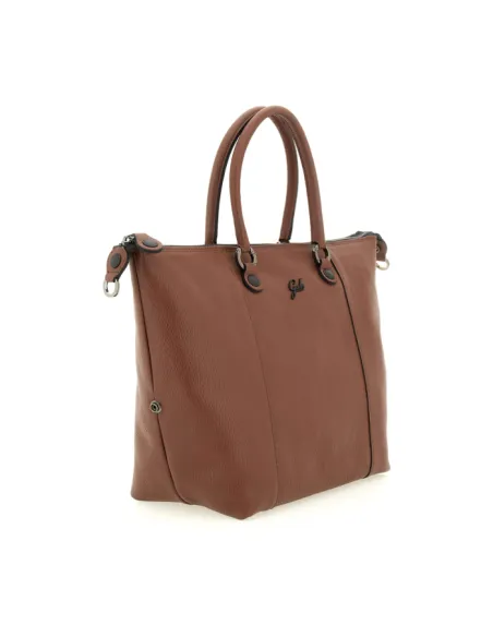 Borsa Gabs G3 Plus Taglia L in pelle, cuoio scuro