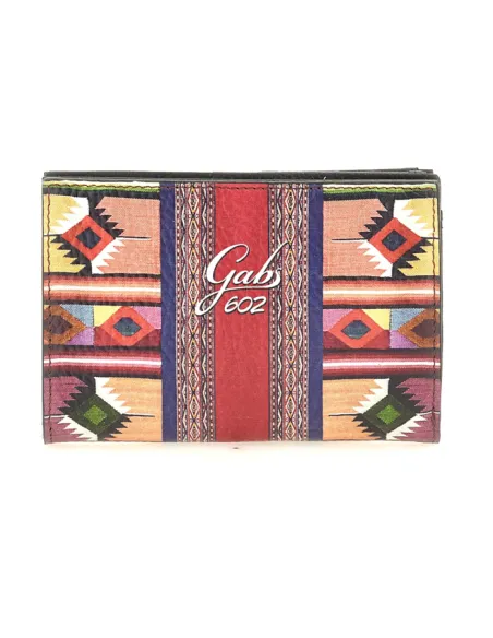 Gabs Gmoney14 Brieftasche für Frauen aus Leder mit Druck, Perù