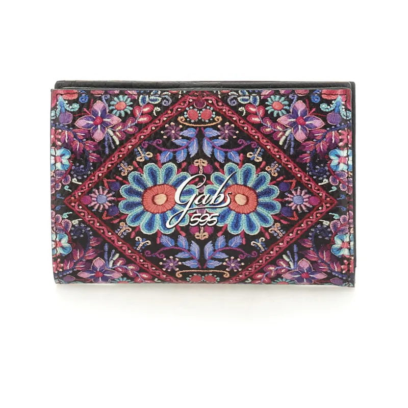 Gabs Gmoney14 women's wallet in printed leather, fuchsia...