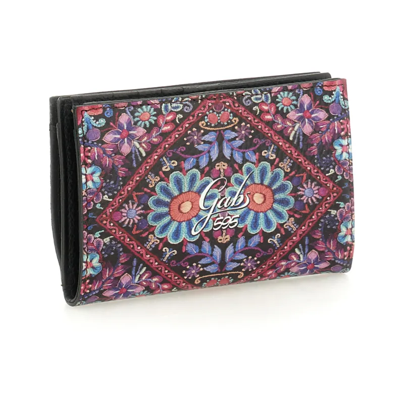 Gabs Gmoney14 women's wallet in printed leather, fuchsia... 2