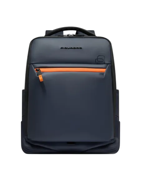 Piquadro Corner Rucksack 15,6" Laptop | Wasserabweisend & Erweiterbar, blau