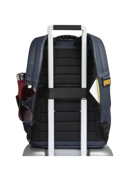 Zaino EasyJet PC15.6'' 2 comparti, espandibile, in tessuto impermeabile, blu