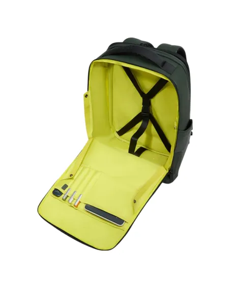 Zaino EasyJet PC15.6'' 2 comparti, espandibile, in tessuto impermeabile, verde